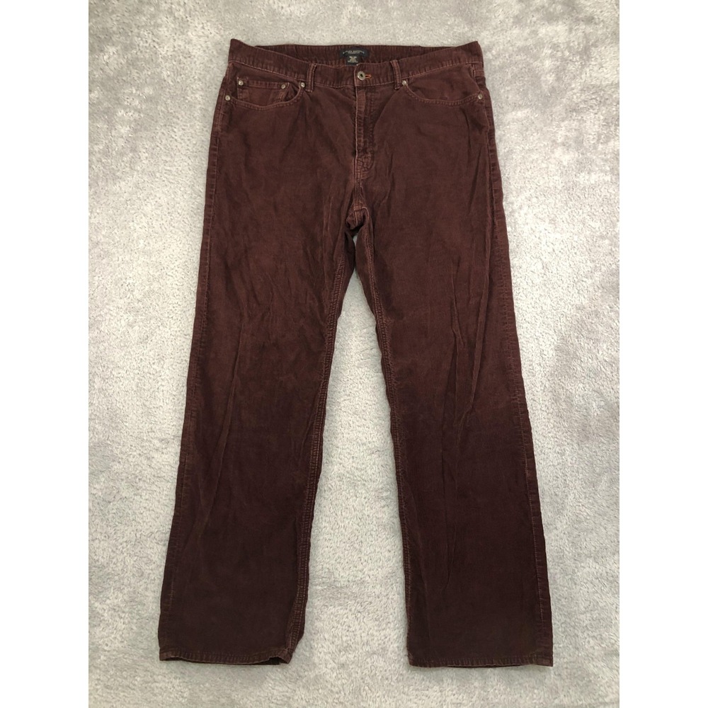 Banana Republic Corduroy Pants Mens 38x32 Red Straight Fit